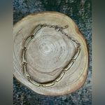 Vintage gold chain link diamanté choker necklace Photo 7