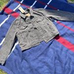 Levi's NWT Levi’s grey Paint Splatter Original Trucker Denim trucker Jacket Size XL Photo 0