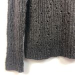 Free People  Cable Knit Tunic Sweater Gray Photo 5