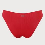 Berlook Red Solid Low Waisted Bikini BOTTOM ONLY 71 Photo 4