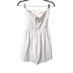 Aura ‎ Sleeveless Babydoll Mini Dress White NWT Small Photo 2