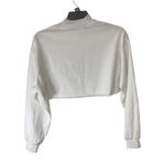 H&M  Karma & Magic White Long Sleeve Crop Top Butterfly Small Photo 1