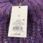 A New Day New  Small Purple Space Dye Mock Neck Knit Cozy Sweater Photo 8