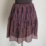 City Studio sz M metallic purple Y2K skirt NWT Size M Photo 0