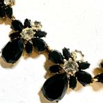 J.Crew  black rhinestone statement necklace Photo 2
