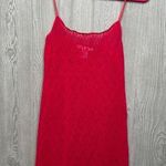 August Silk  red lace nighty / nightgown dress lingerie sleepwear med Photo 5