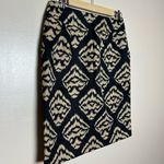 Talbots CLEARANCE! Black Patterned Vintage Skirt Size 4 Like New Photo 2