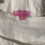 Stoney Clover Lane  x‎ Target Linen Blend Overalls Women's M White Pockets Photo 12