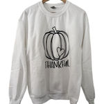 Gildan Thankful Thanksgiving Crewneck Sweatshirt NWT Photo 0