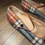 Kate Spade Plaid Mary Jane Flats Leather Trim 9.5 Photo 3