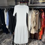 Marella Norcia White Ribbed Knit Maxi Jumper Dress Size M Photo 13