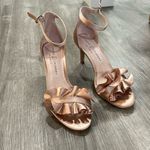 Chinese Laundry Blush Mauve Pink Ruffle Heels Photo 0