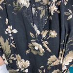 Denim & Supply  black floral wrap dress EUC Photo 3