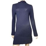 Societe Anonyme Women’s Size 1 S Navy Blue Wool Long Sleeve Sweater Knit Dress Photo 1