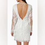 Elliatt  White Lace Long Sleeve Dress Photo 1