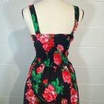 Voodoo Vixen Floral Black & Red Floral Swing Dress Size XS Photo 2