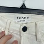 frame denim FRAME Le Skinny De Jeanne Women Mid Rise White Ripped Skinny Jeans Size 23 Photo 3