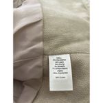 White House | Black Market Ruffle Trim Blazer Military Blazer Tan Steampunk sz 6 Photo 4