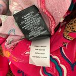 Torrid Jumpsuit Women’s Size 3 Tie Front Culotte Pink Challis Animal Plus Curvy Photo 12