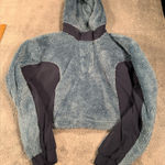 Girlfriend Collective  blue Fleece Hoodie Photo 0
