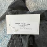 Chaser Charcoal Gray Floral Skull Bull Bison Long Sleeve Cowl Back Medium Photo 4