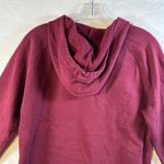 PINK - Victoria's Secret  Burgundy Floral Logo Zip Up Hoodie Sweatshirt Size S Photo 9