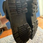 XOXO  Black Combat Boots with Chain Accent Photo 2