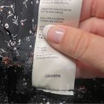 Free People  Lolita Peasant Floral Black Long Sleeve Top Size Small Sheer Photo 7