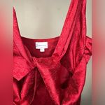 Song of Style Revolve Kat Midi Dress Cut Out Front Satin Sz XXL Event Nightout Red Photo 1