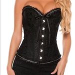 Black Rhinestones Corset New Festival Rave Size undefined Photo 0