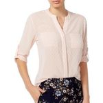 Maison Jules Clip-Dot Utility Button Up Shirt Photo 0