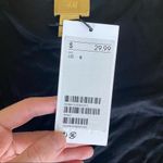 H & M Long Sleeve Ruched Side Top in Black Photo 2