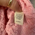 J. Jill Light Pink Pearl Button Textured Button Photo 4