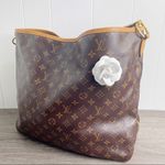 Camellia Flower Vegan Leather Bag Charm Photo 1