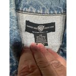 Warner Bros. looney Tunes Denim Trucker Jacket Sz XS Oversized Blue Photo 2