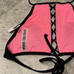 PINK - Victoria's Secret PINK Victoria’s Secret High Neck Cage Front Halter Crop Swim Top XS Photo 6