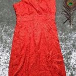 Nordstrom Threads & States Satin Red Leopard Print Slip Dress Photo 0