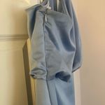 ASOS one shoulder baby blue maxi dress Photo 1