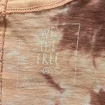 We The Free  People Womens sz XS Be Free Tie Dye LS Shirt Pink Crew Neck Cotton Photo 8