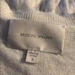 Brochu Walker  chevron stripe linen blend cardigan Photo 2