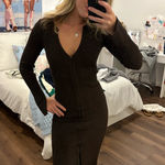 ZARA  Maxi Dress Brown Photo 0