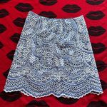 Loft NWT Blue White High Waisted Skirt 2 Photo 0