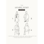 Look Sweater Vest Woman's OS Yellow Draped Open Front Lagenlook 4 in 1 Shawl Size undefined Photo 10