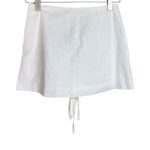 ZARA White Tie Up Skort Skirt Photo 1