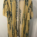 Maurice's  Olive Navy Tie Dye Rayon‎ Kimono Flutter Sleeve medium Photo 0