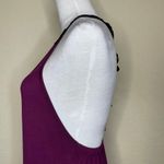 Grace Women's Plum Black Floral Lace Low Cut Maxi Dress Sexy Romantic S/M Purple Size undefined Photo 4