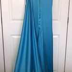 NWT Portia & Scarlett Blue Rhinestone and Satin Gown Size 4 Photo 9