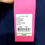 Lilly Pulitzer NEW  Maisel True Navy Long Pleated Balloon Sleeves Preppy Top XS Photo 5