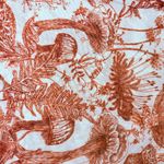 SheIn  curve plus size body con sheer mushroom print dress with wavy hem 0xl Photo 2