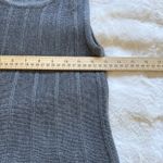 Rebecca Taylor Sweater Dress Women's Size M Gray Sleeveless Sheath Wool Blend Photo 5